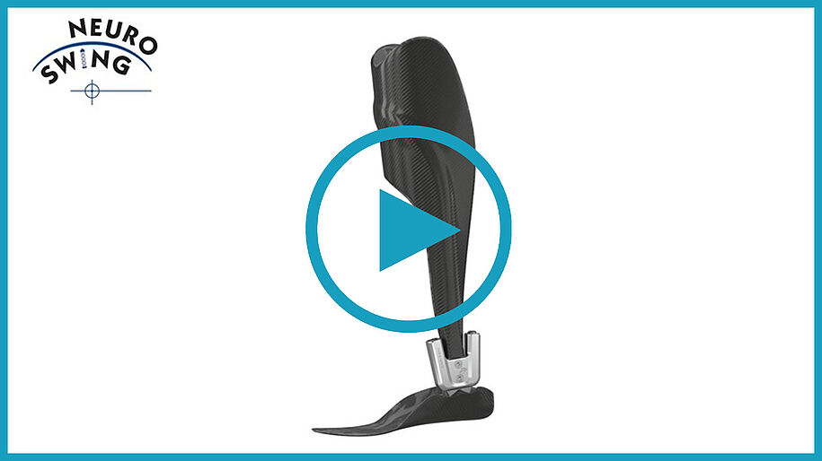 Video zur Beschreibung der Einstellung von Vorfußhebel und Rückfußhebel und zum Orthesenaufbau. Über die Einstellung vom dynamischen Dorsalanschlag mit austauschbarer Federeinheit mit Tellerfedern kann die Vorfußhebelfunktion einer Orthese über veränderbare einstallbare Federkraft nachjustiert werden. Die Hauptanwendung dieses Hilfsmittels liegt bei Wadenschwäche Lähmung der Wadenmuskulatur Plantarflexoren Musculus Gastrocnemius. Die Hauptfunktion dieser Fußheberorthese Peroneusorthese Fußheberschiene Peroneusschiene ist die Fußheberfunktion. Hier am Beispiel des NEURO SWING Orthesengelenkes. Die kontrollierte Vorfußabsenkung kann über die Federstärke eingestellt werden.