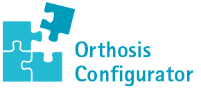Orthosis configurator for the configuration calculation calculate the load of an orthosis and select the right joints function and size system width with small joints and low light weight